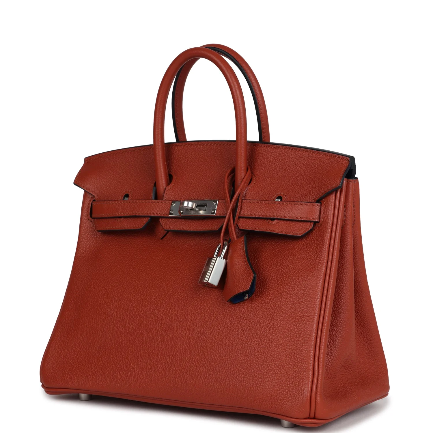Replicate Hermes Birkin 25 Cuirve Verso Taurillon Novillo Palladium Hardware(1:1 replica)
