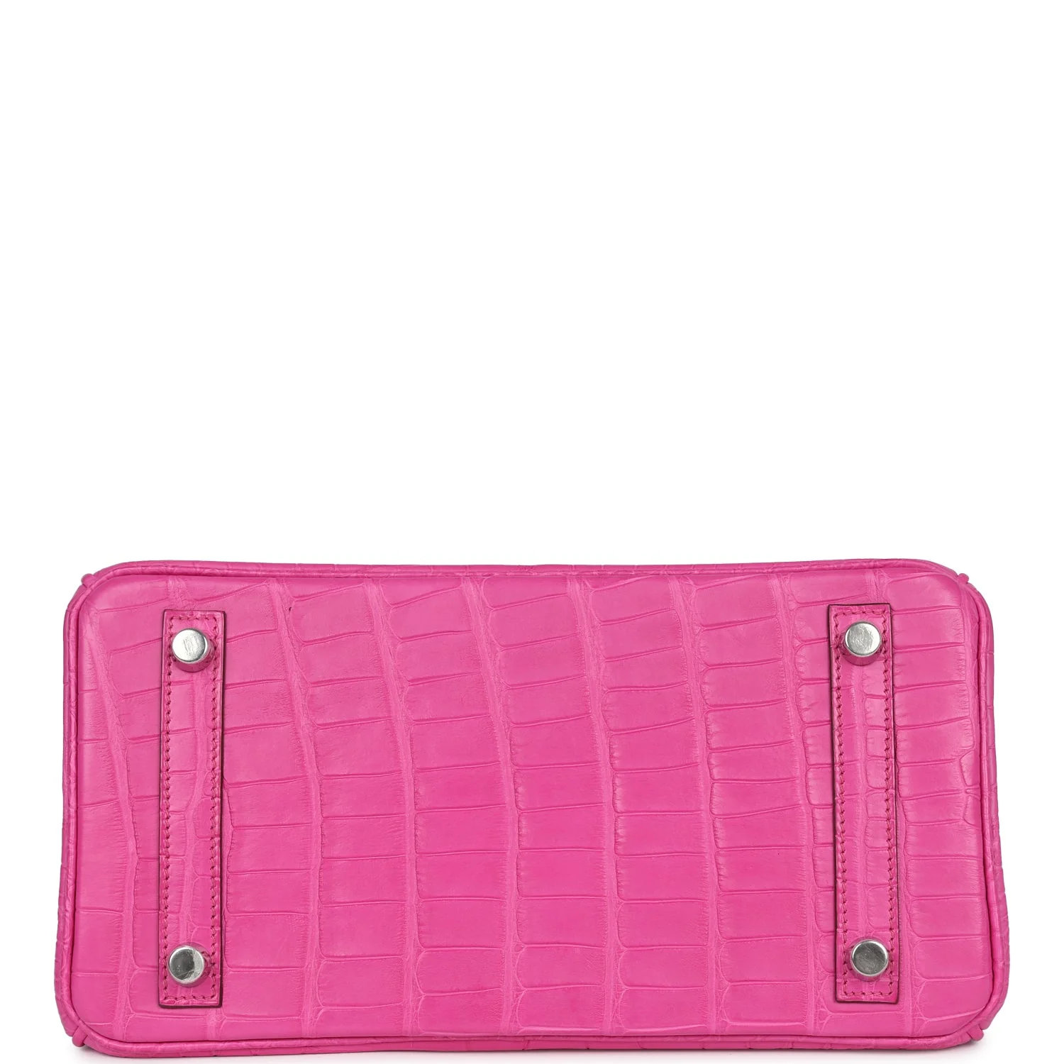 Replicate Hermes Birkin 25 Rose Shocking Matte Alligator Palladium Hardware(1:1 replica)