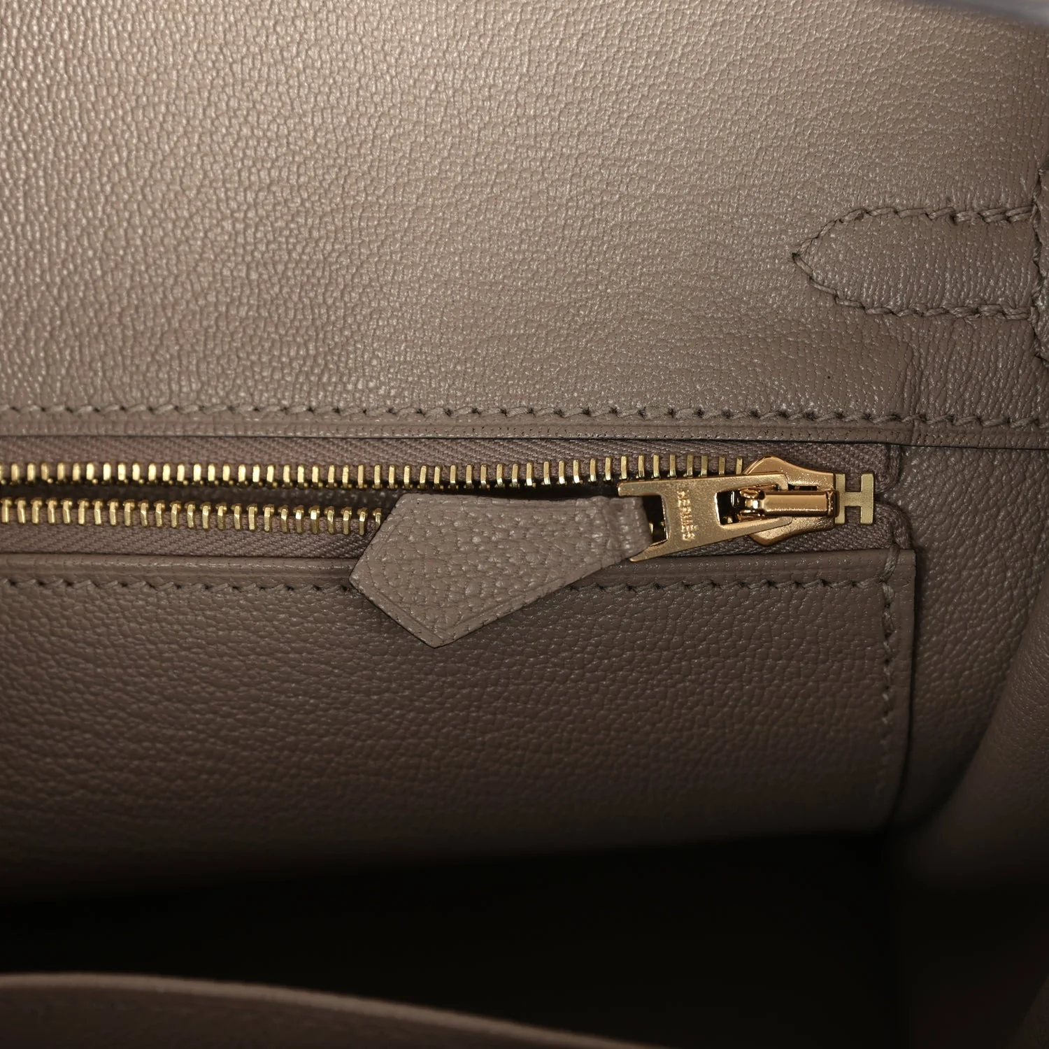 Replicate Hermes Special Order (HSS) Birkin 25 Etoupe and Etain Togo Brushed Gold Hardware(1:1 replica)