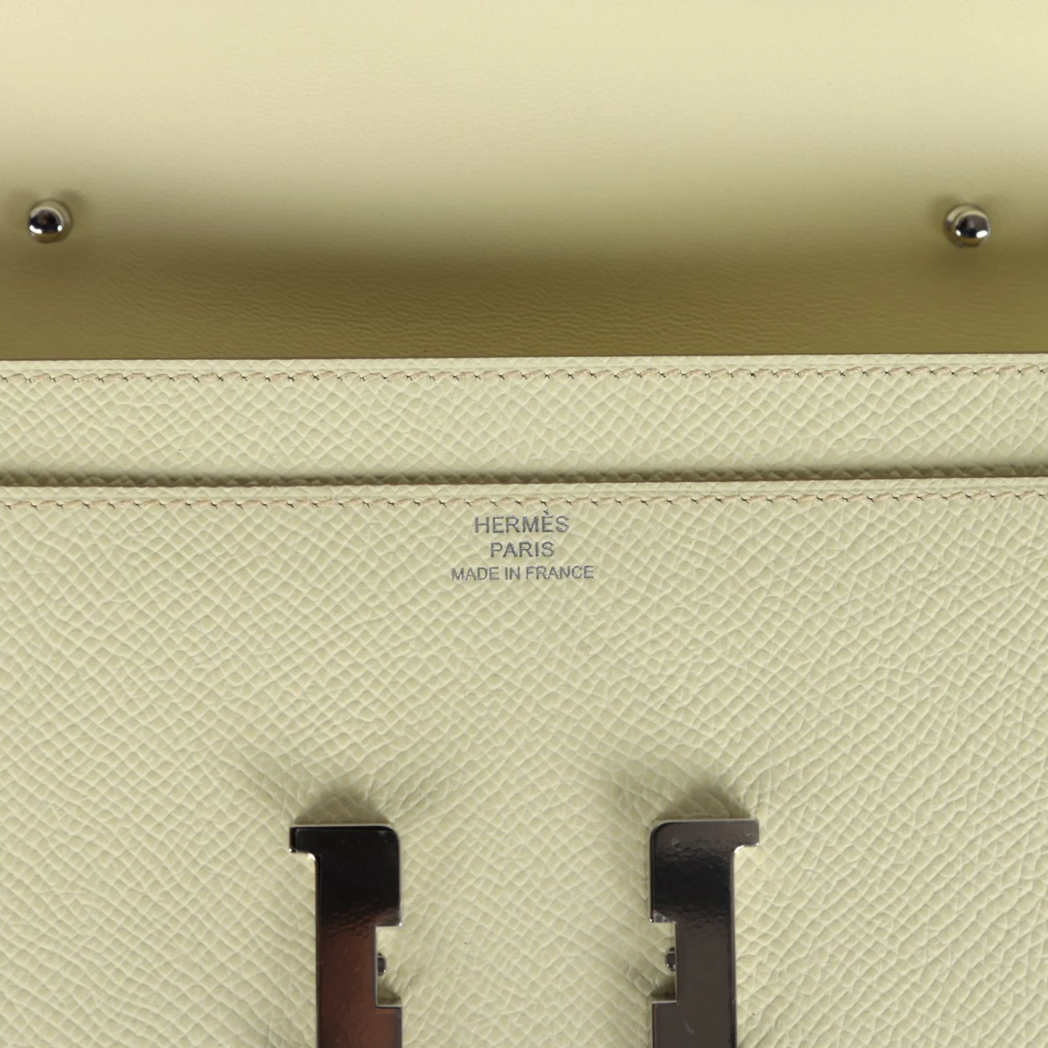 Replicate Hermes Constance Wallet To Go Jaune Milton Epsom Palladium Hardware(1:1 replica)