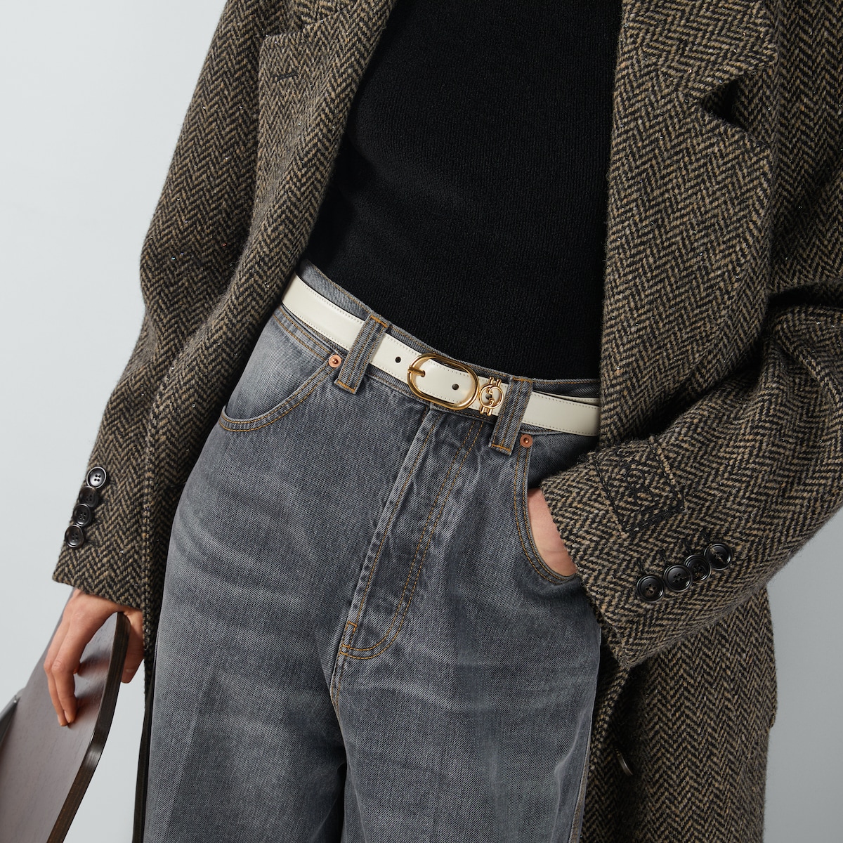 Replicate Belt with Round Interlocking G(1:1 replica)