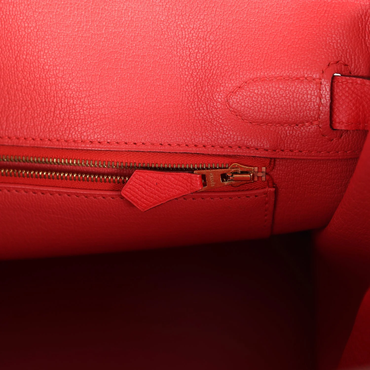 Replicate Hermes Birkin 30 Rouge Tomate Epsom Gold Hardware(1:1 replica)