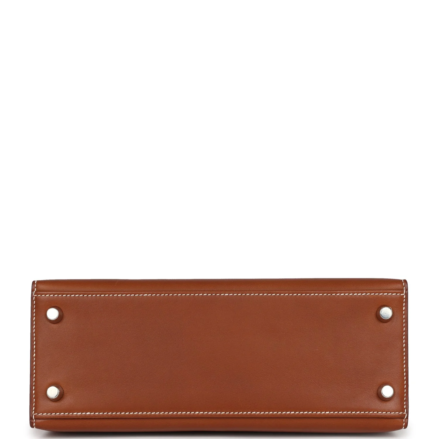 Replicate Hermes Kelly Sellier 25 Fauve Barenia Palladium Hardware(1:1 replica)