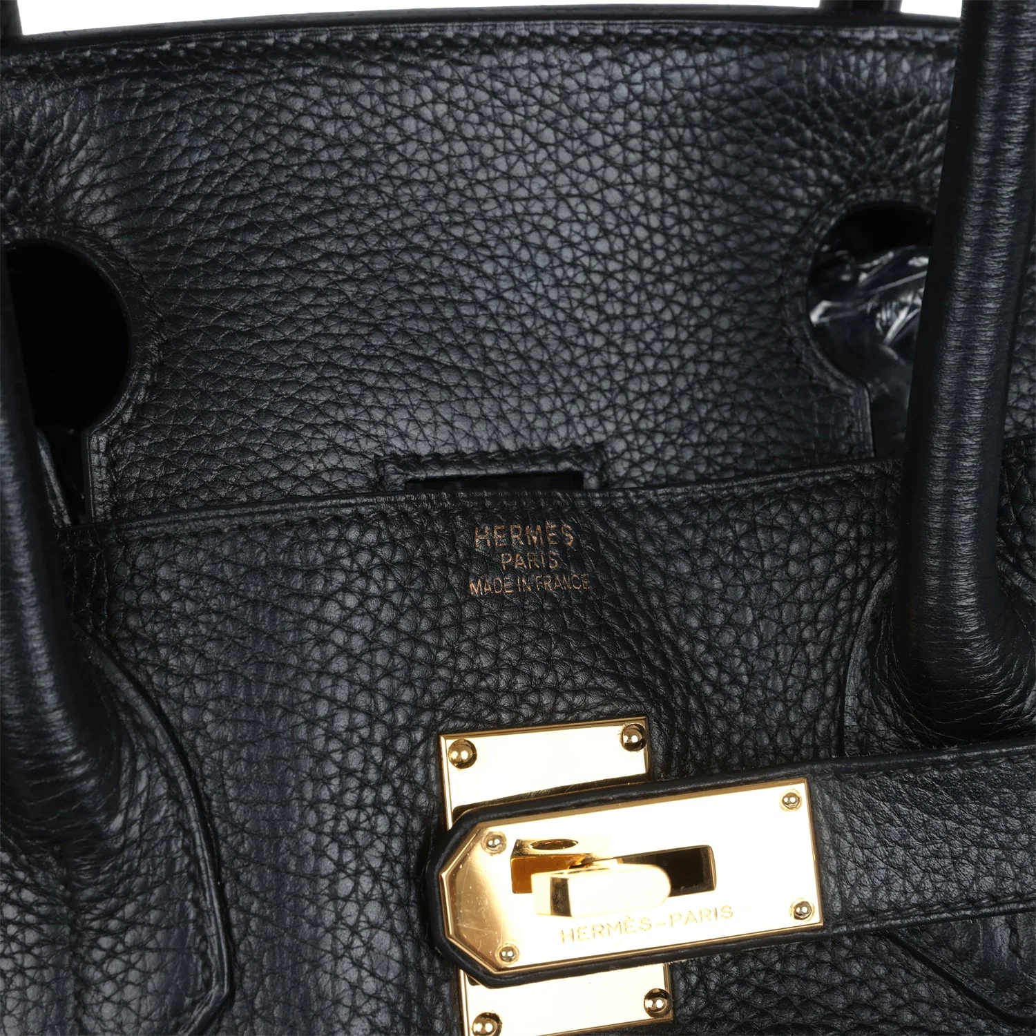 Replicate Hermes Shoulder Birkin 42 JPG Black Clemence Gold Hardware(1:1 replica)
