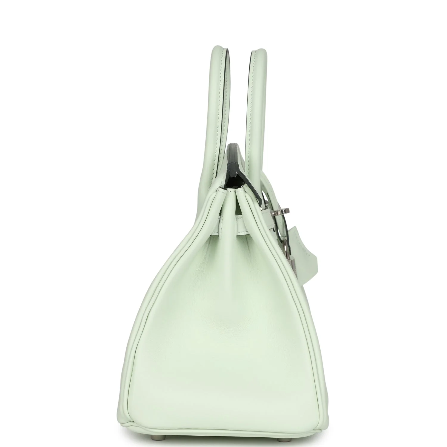 Replicate Hermes Birkin 25 Vert Fizz Swift Palladium Hardware(1:1 replica)