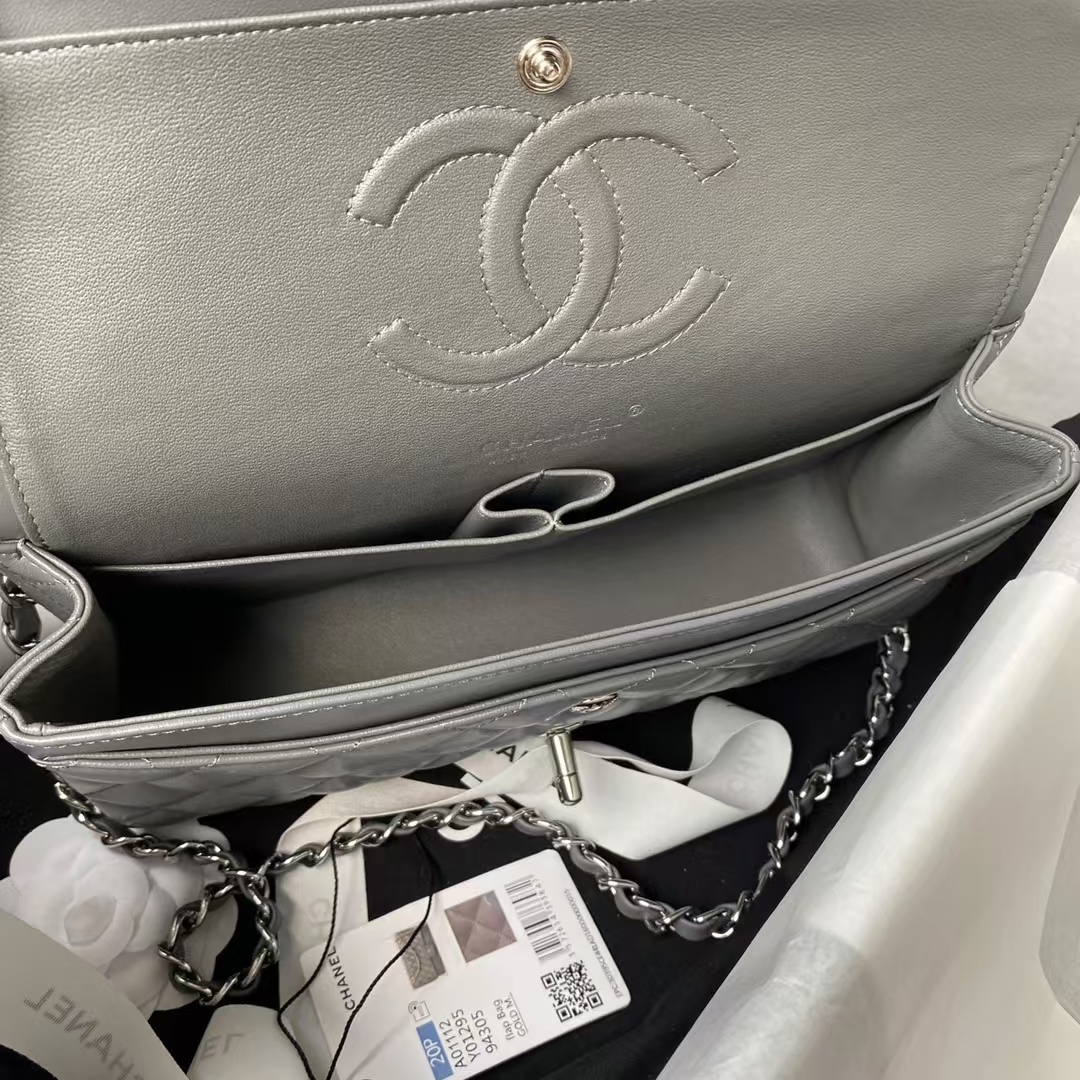 Replicate Chanel Classic 11.12 Handbag Silver Hardware(1:1 replica)