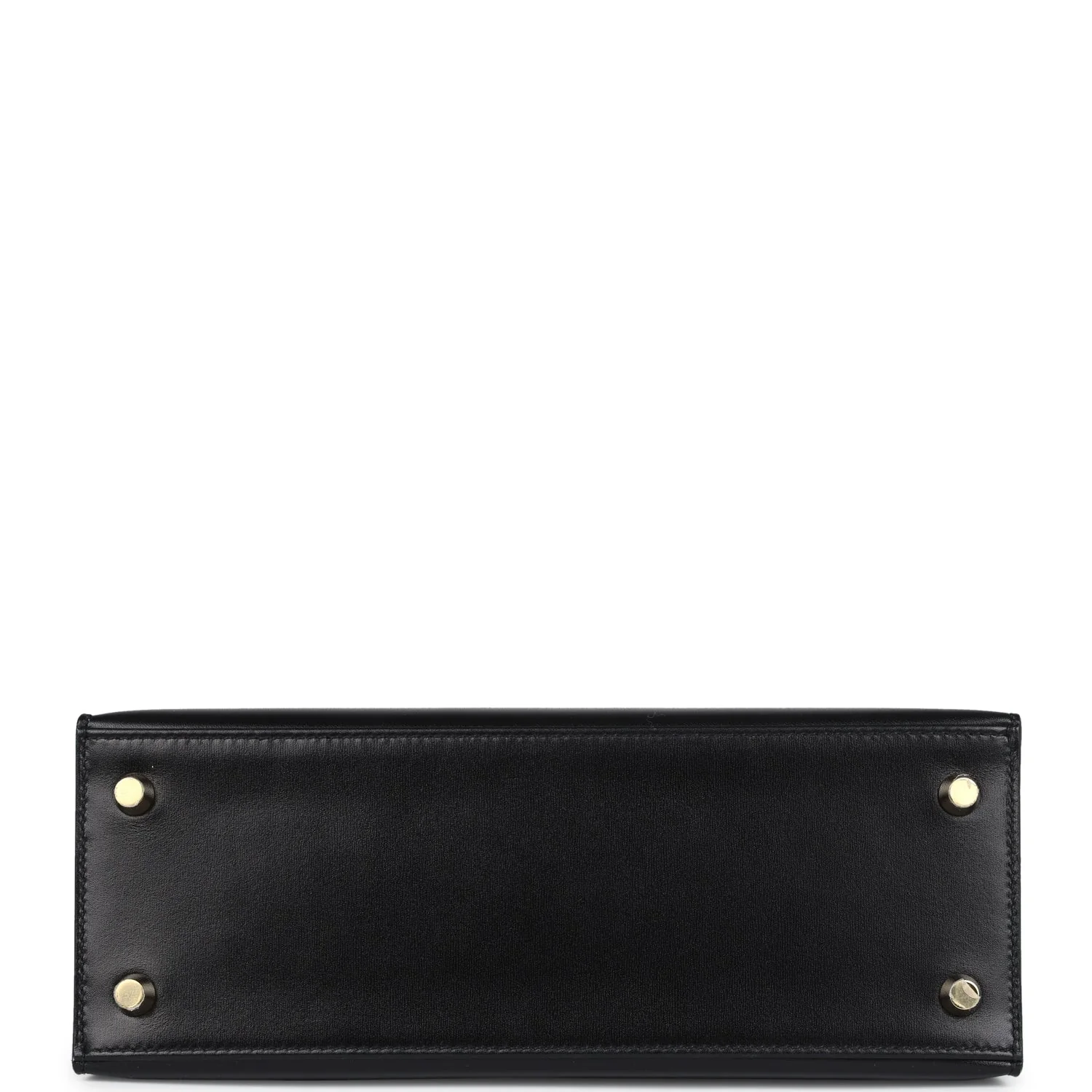 Replicate Hermes Kelly Sellier 25 Black Box Gold Hardware(1:1 replica)