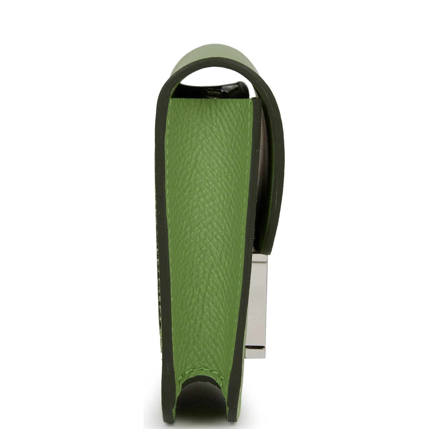Replicate Hermes Constance Slim Wallet Vert Criquet Epsom Palladium Hardware(1:1 replica)