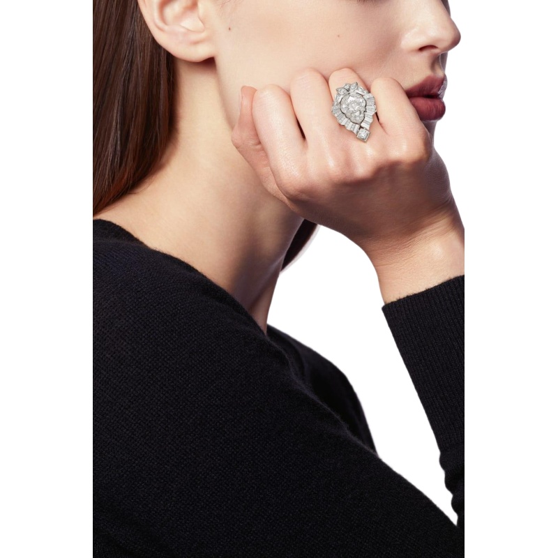 Replicate LION SOLAIRE DE CHANEL RING(1:1 replica)