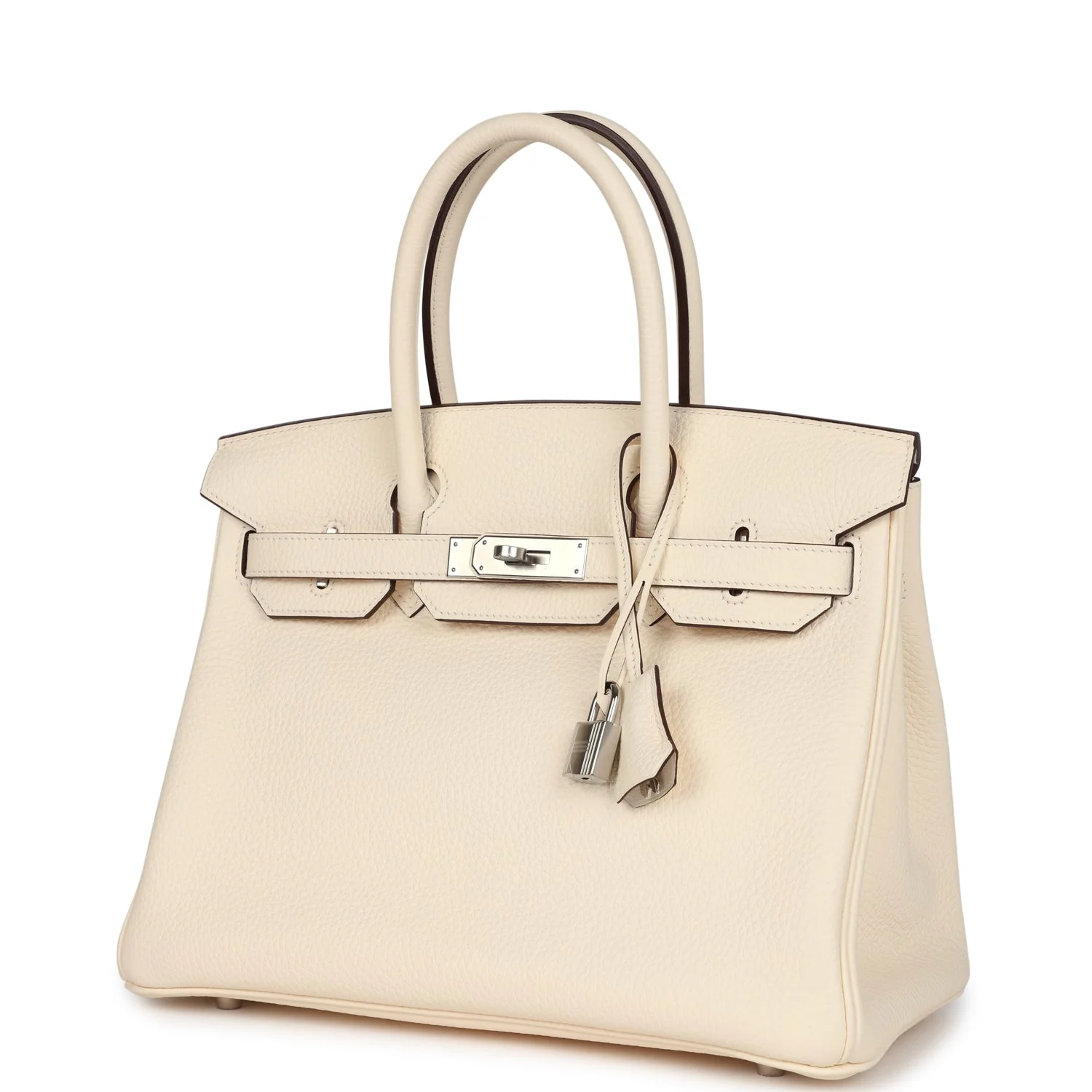 Replicate Hermes Birkin 30 Nata Clemence Palladium Hardware(1:1 replica)