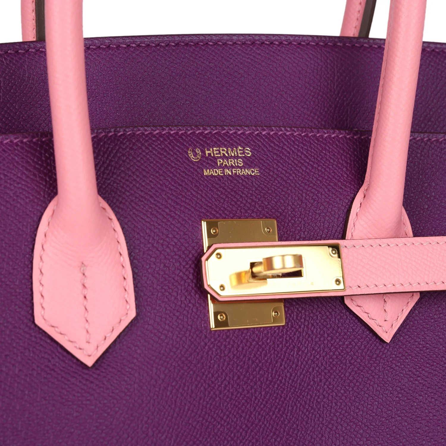 Replicate Hermes Special Order (HSS) Birkin 35 Rose Confetti and Anemone Epsom Gold Hardware(1:1 replica)