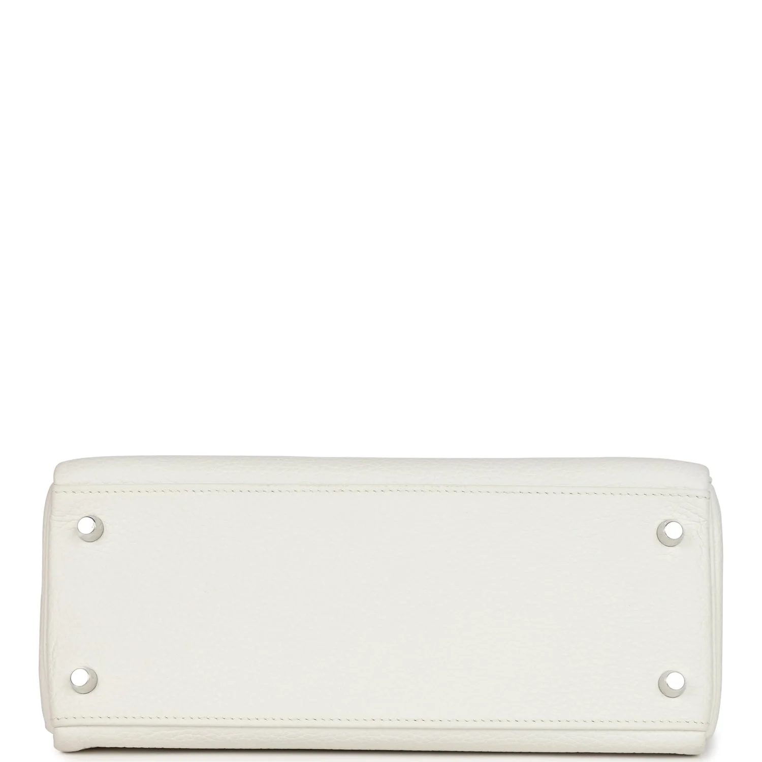 Replicate Hermes Kelly Retourne 28 White Clemence Palladium Hardware(1:1 replica)