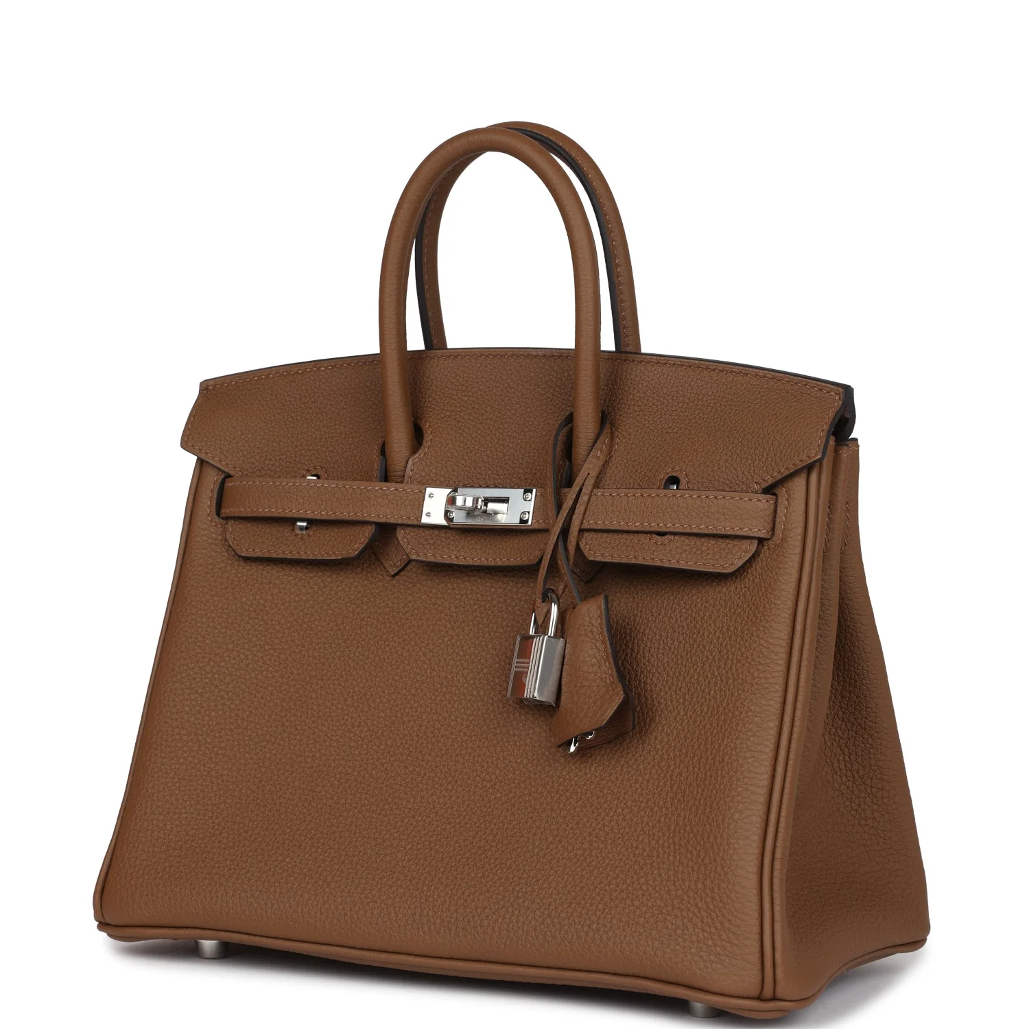 Replicate Hermes Birkin 25 Alezan Togo Palladium Hardware(1:1 replica)