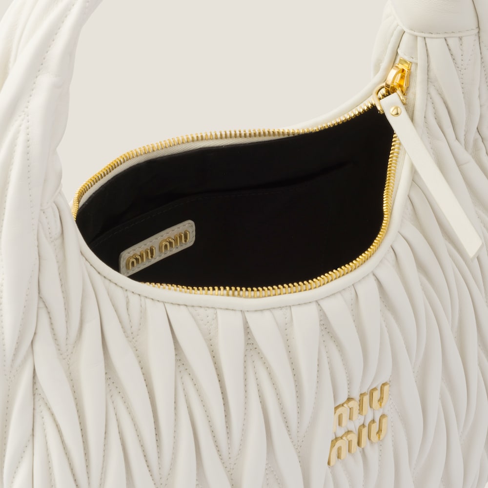 Replicate Large wander matelassé nappa leather hobo bag(1:1 replica)