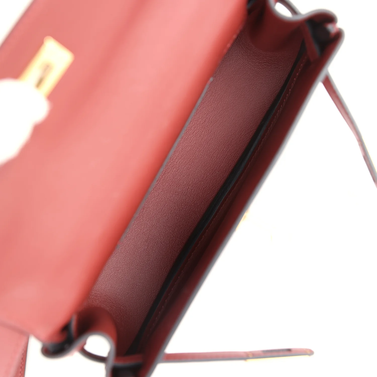 Replicate Hermes Kelly Moove Rouge H Swift Gold Hardware(1:1 replica)