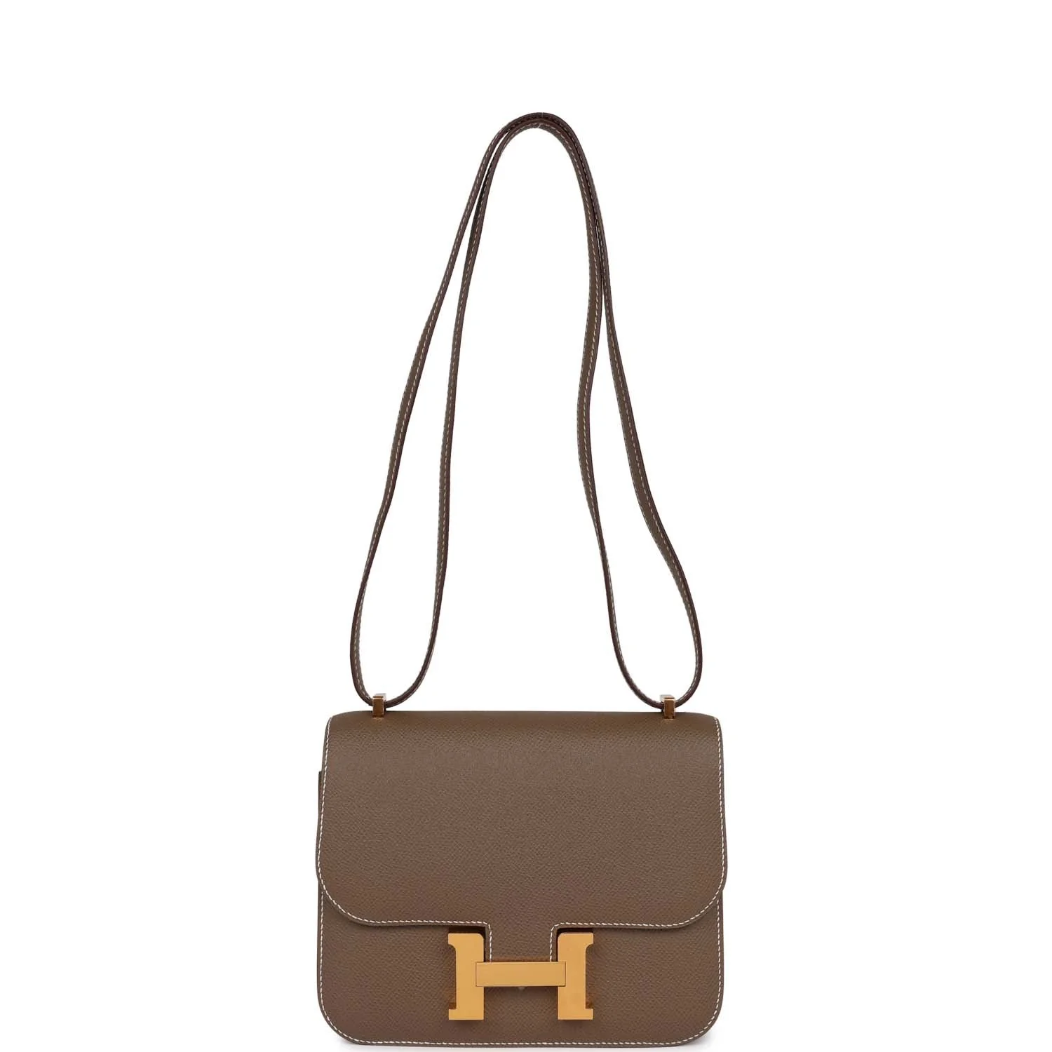 Replicate Hermes Constance 18 Etoupe Epsom Gold Hardware(1:1 replica)