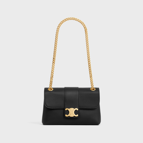 Replicate TEEN CELINE VICTOIRE BAG IN SUPPLE CALFSKIN BLACK(1:1 replica)