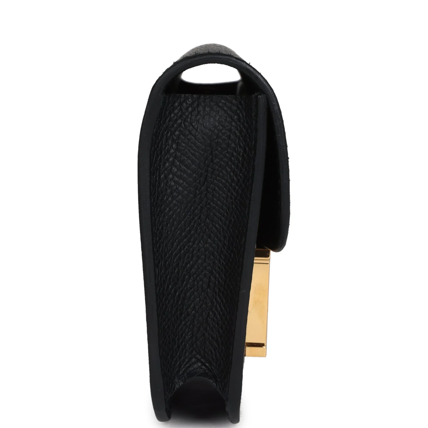 Replicate Hermes Constance Slim Wallet Black Epsom Gold Hardware(1:1 replica)