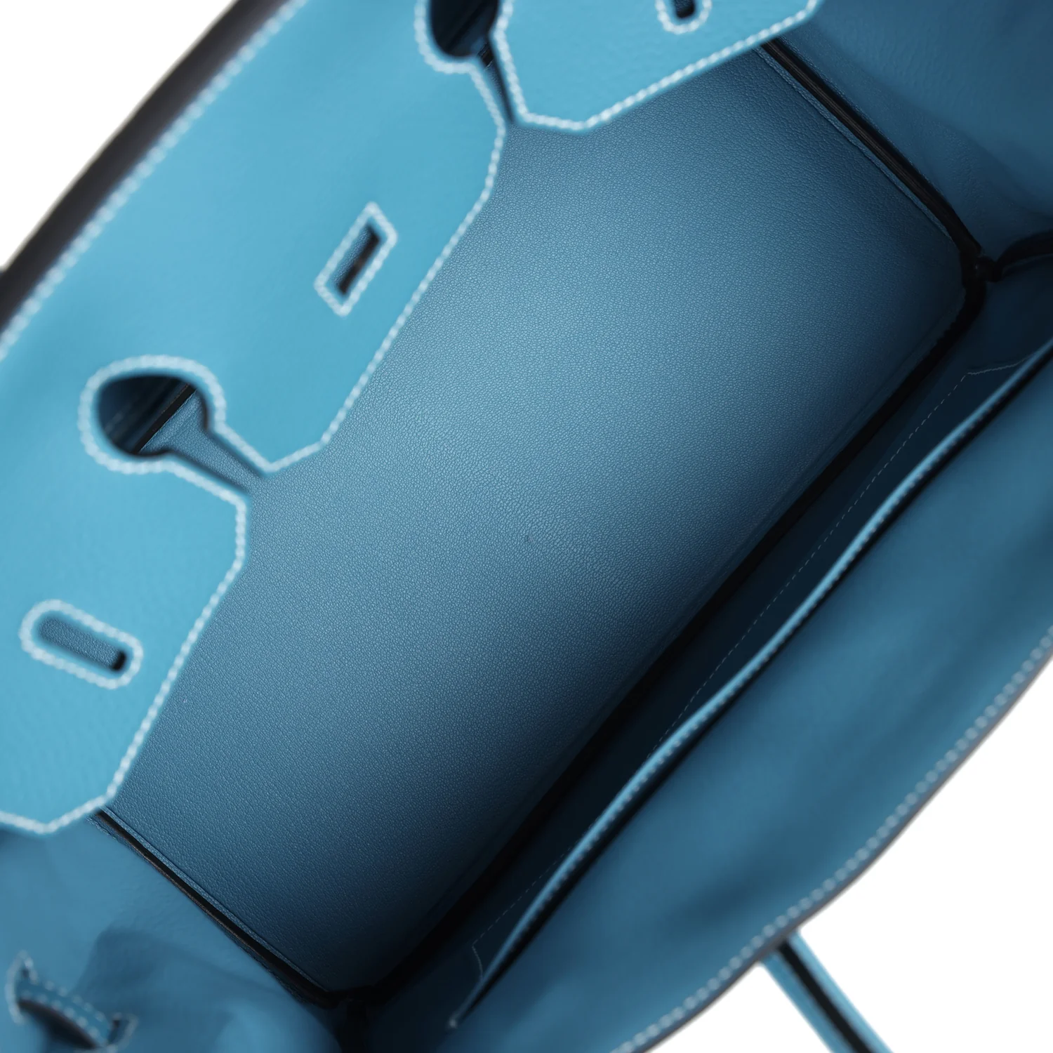 Replicate Hermes Birkin 35 Blue Jean Togo Palladium Hardware(1:1 replica)