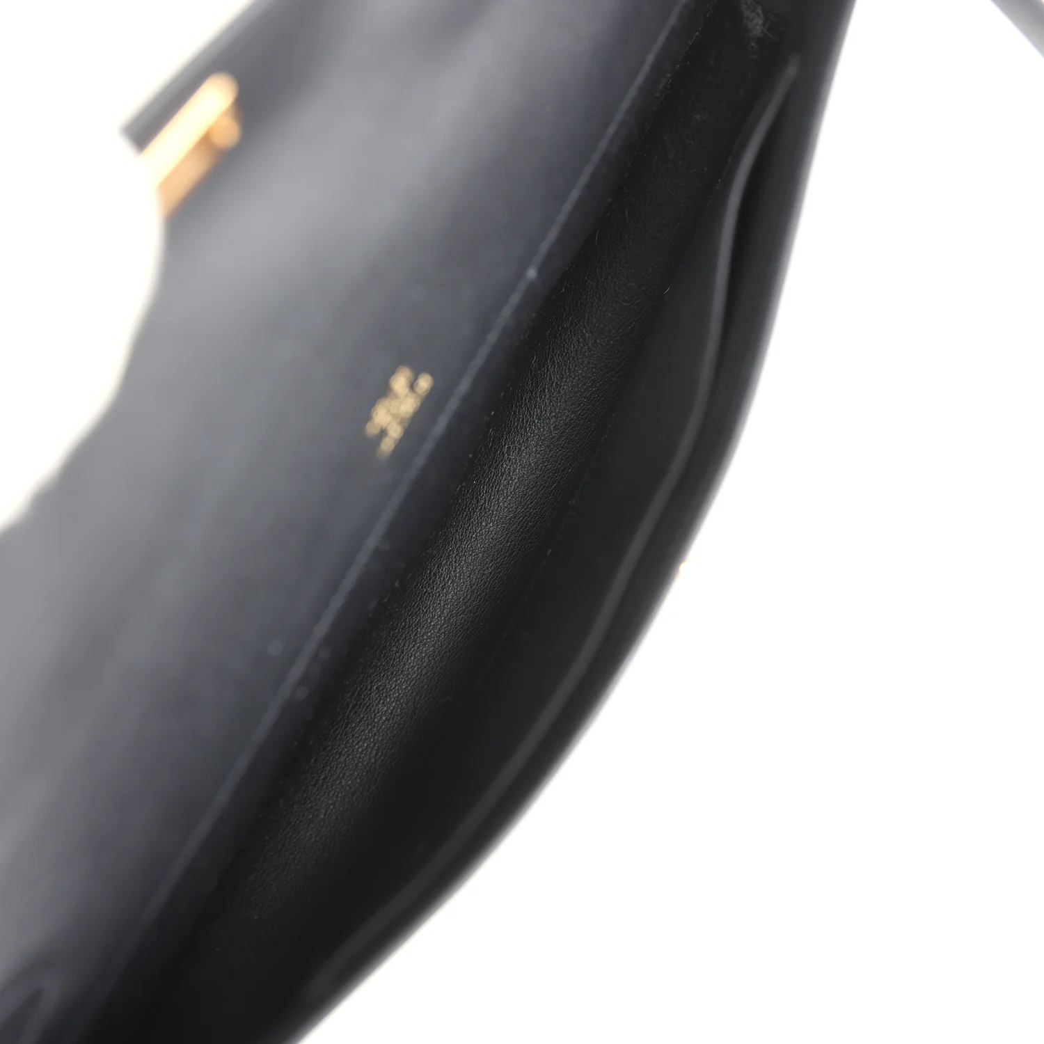 Replicate Hermes Kelly Cut Black Swift Palladium Hardware(1:1 replica)