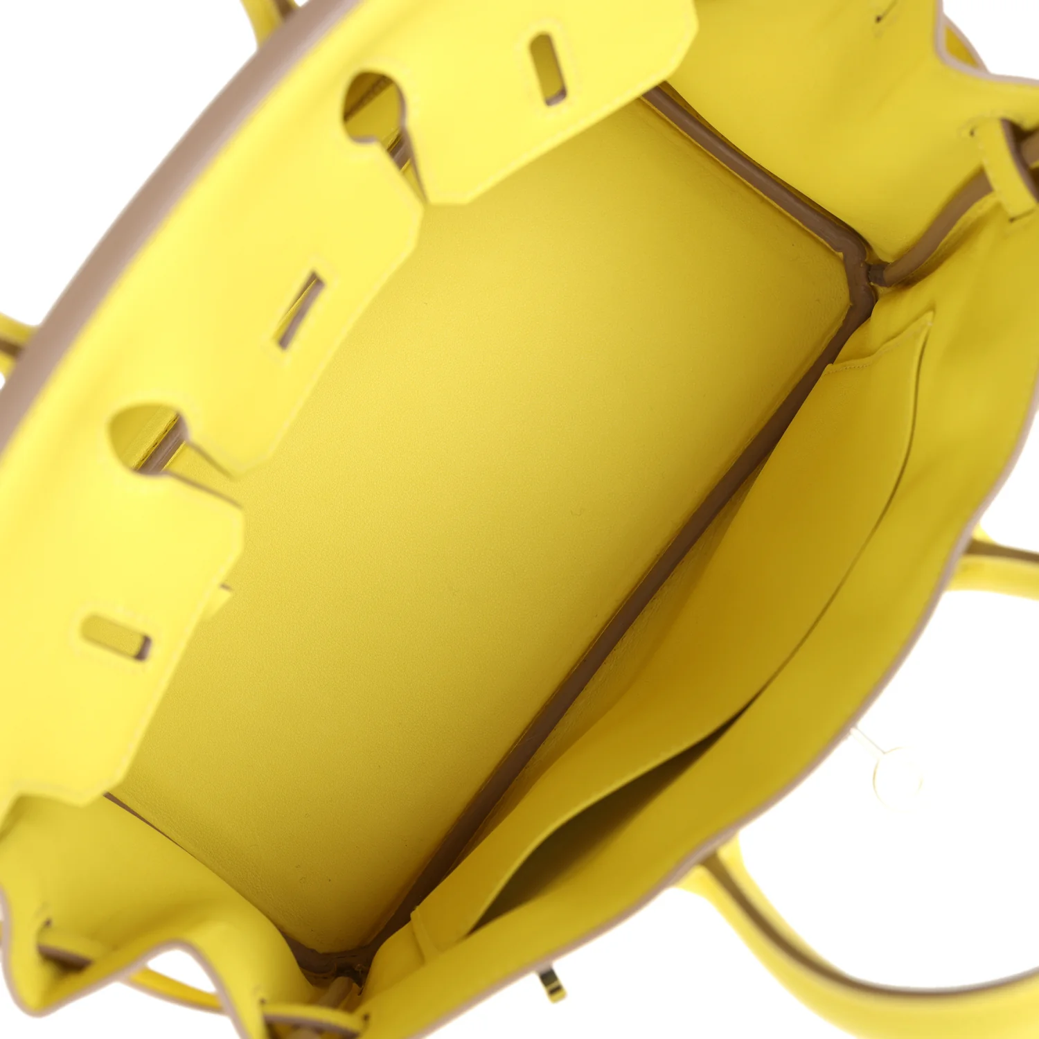 Replicate Hermes Birkin 25 Lime Swift Palladium Hardware(1:1 replica)