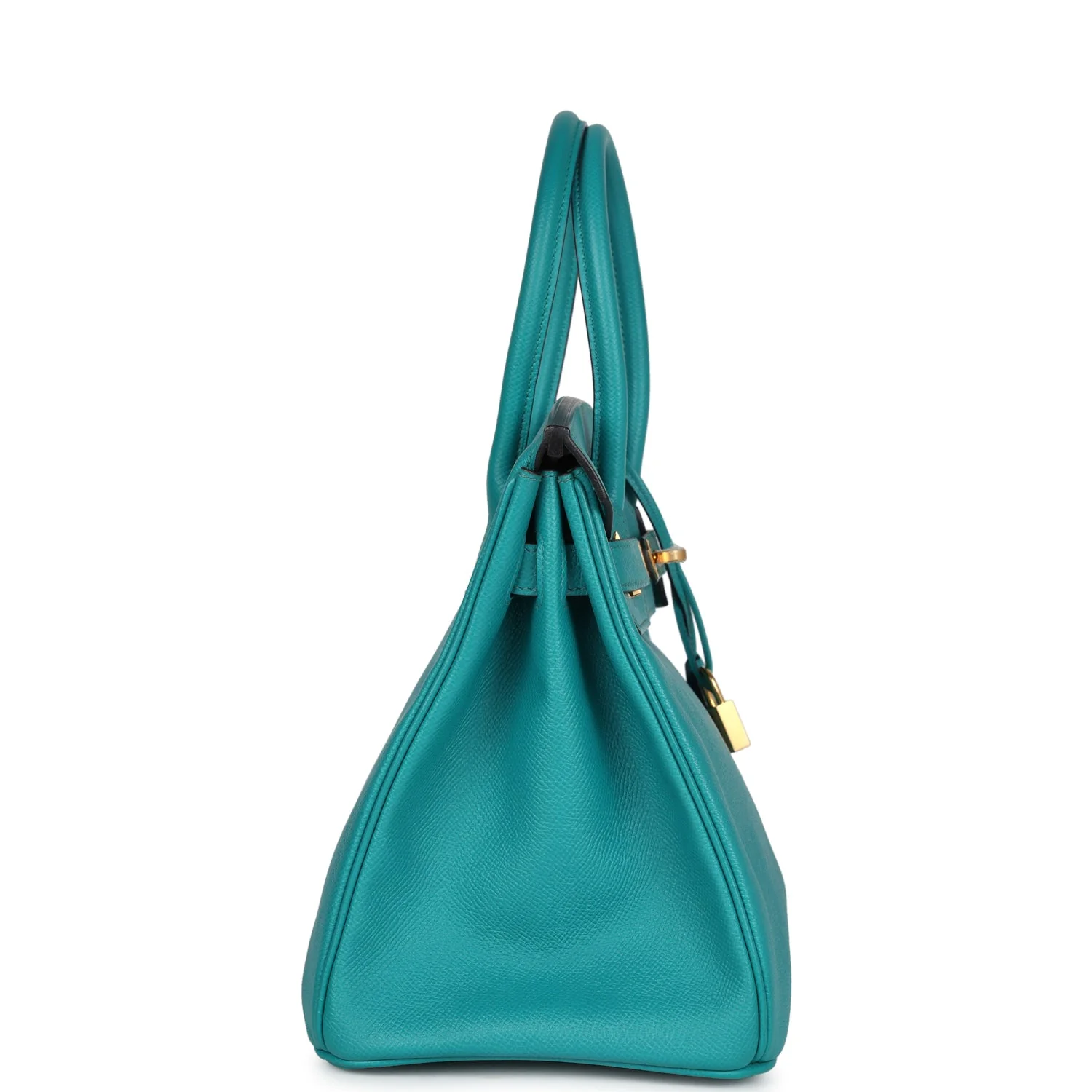 Replicate Hermes Special Order (HSS) Birkin 30 Bleu Paon Epsom Gold Hardware(1:1 replica)