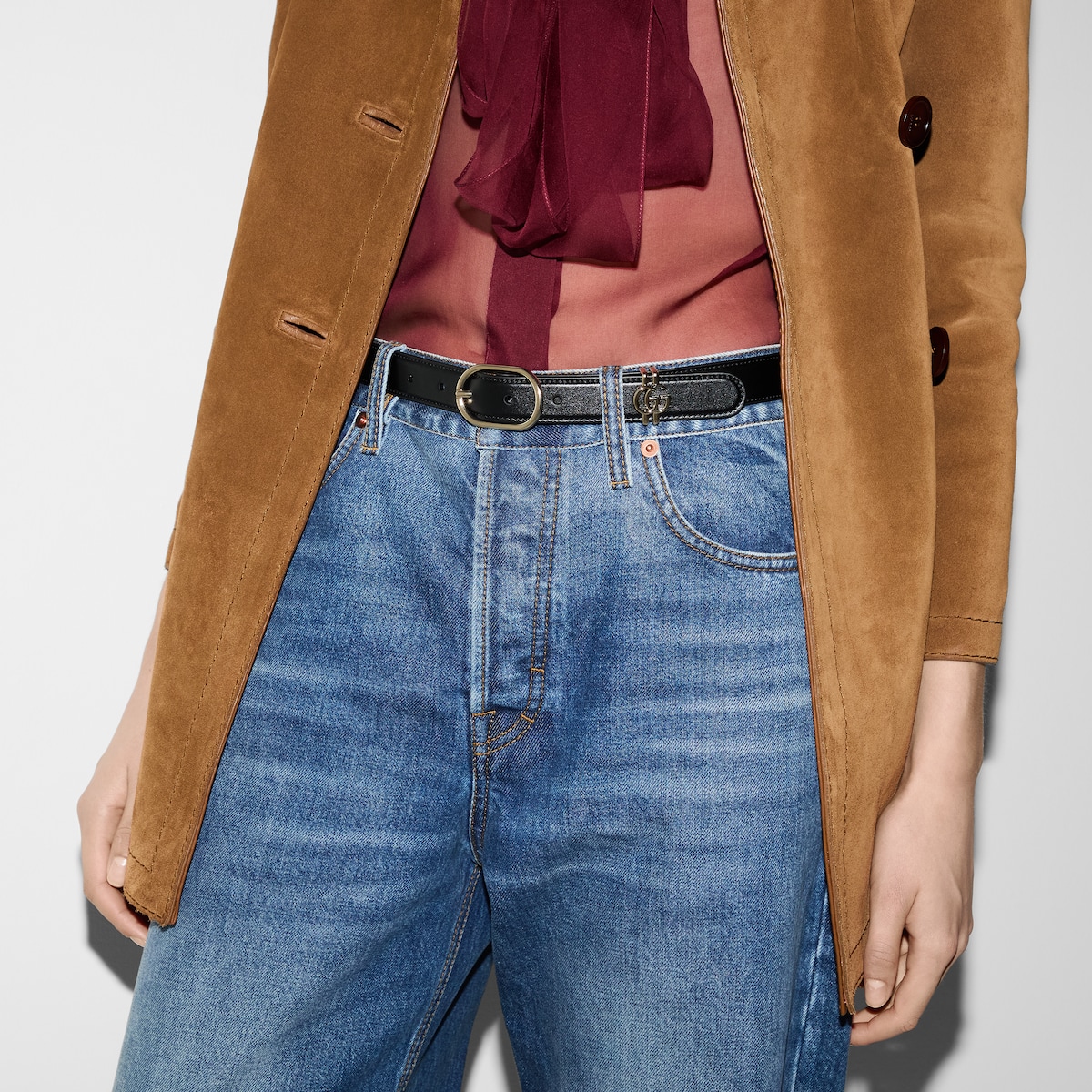 Replicate Belt with oval buckle(1:1 replica)