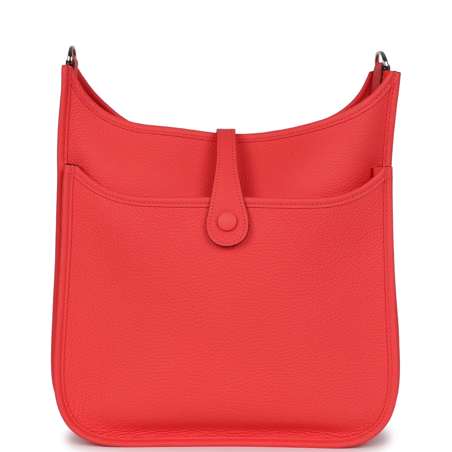 Replicate Hermes Evelyne III PM Rose Texas Clemence Palladium Hardware(1:1 replica)