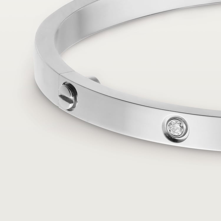 Replicate LOVE bracelet, small model, 6 diamonds(1:1 replica)
