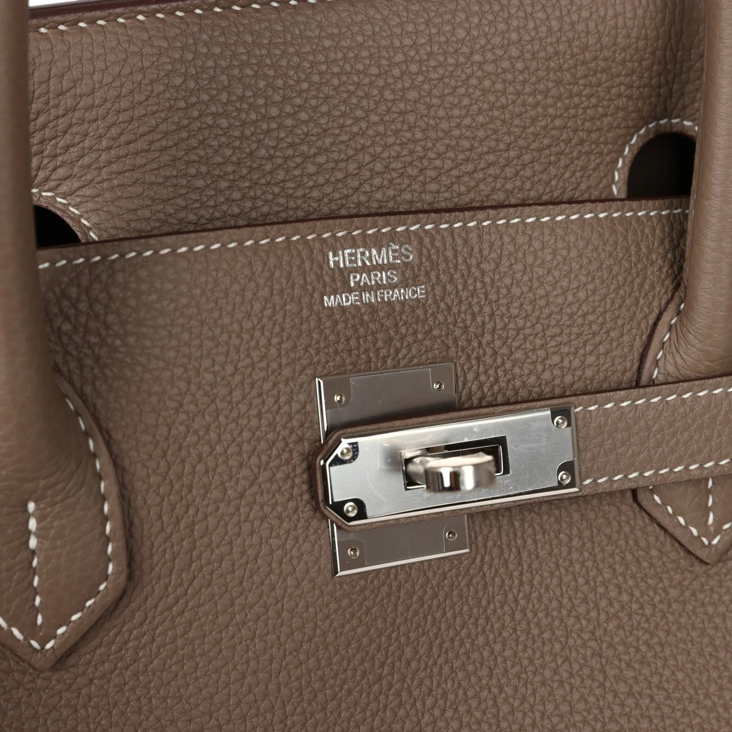 Replicate Hermes Birkin 40 Etoupe Togo Palladium Hardware(1:1 replica)