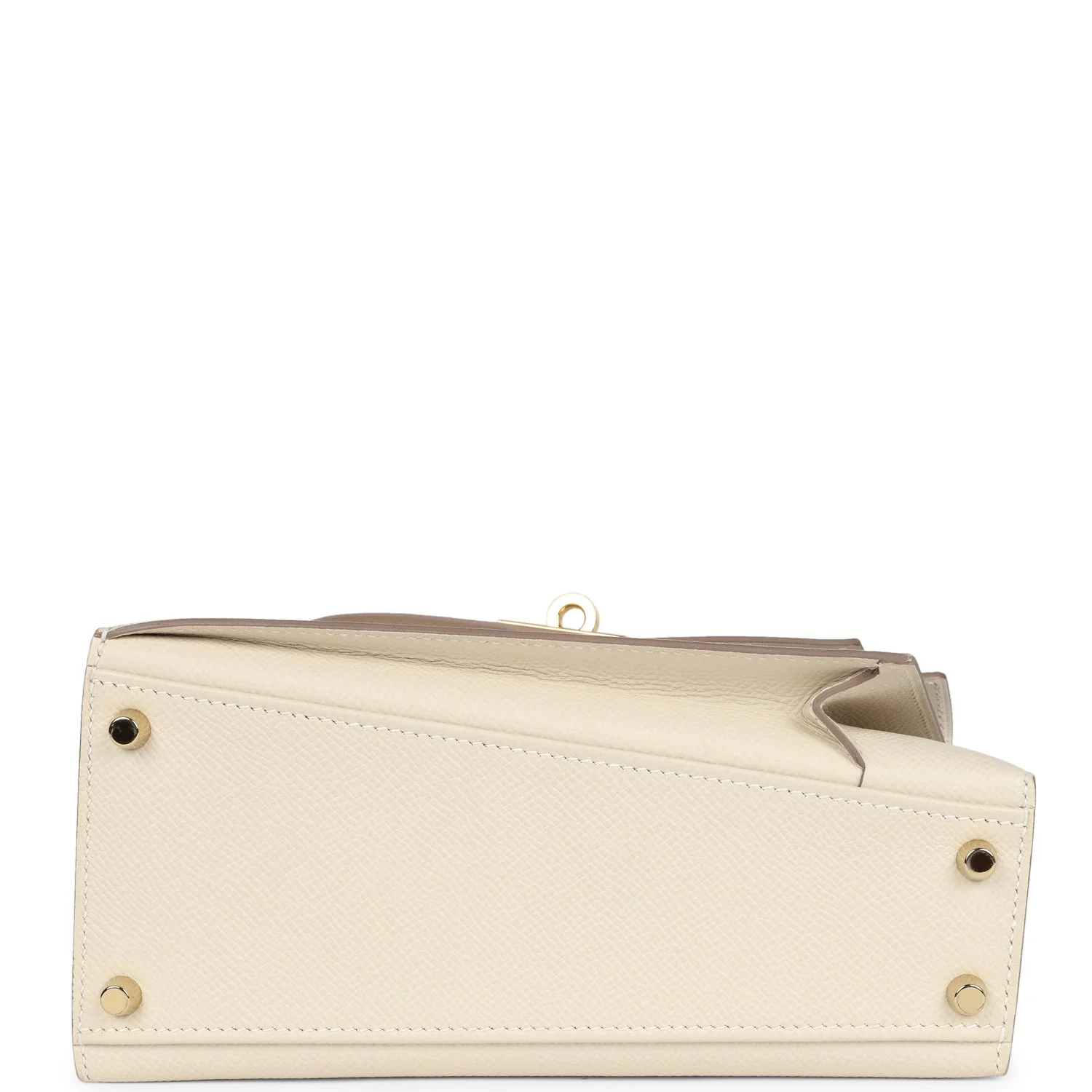 Replicate Hermes Kelly Sellier en Desordre 20 Craie Epsom Gold Hardware(1:1 replica)