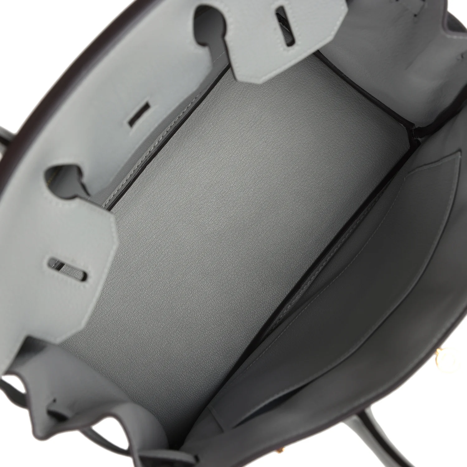 Replicate Hermes Birkin 30 Gris Mouette Togo Gold Hardware(1:1 replica)