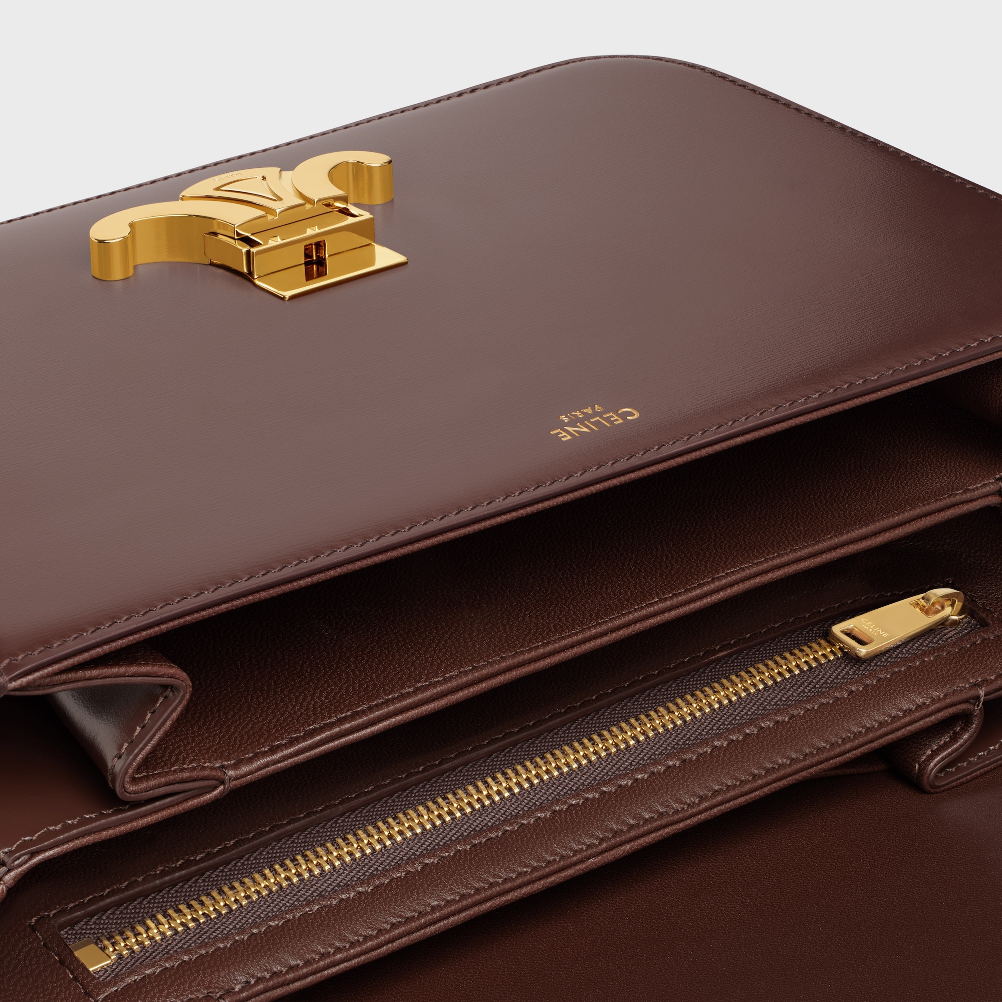 Replicate CLASSIQUE TRIOMPHE BAG IN SHINY CALFSKIN(1:1 replica)