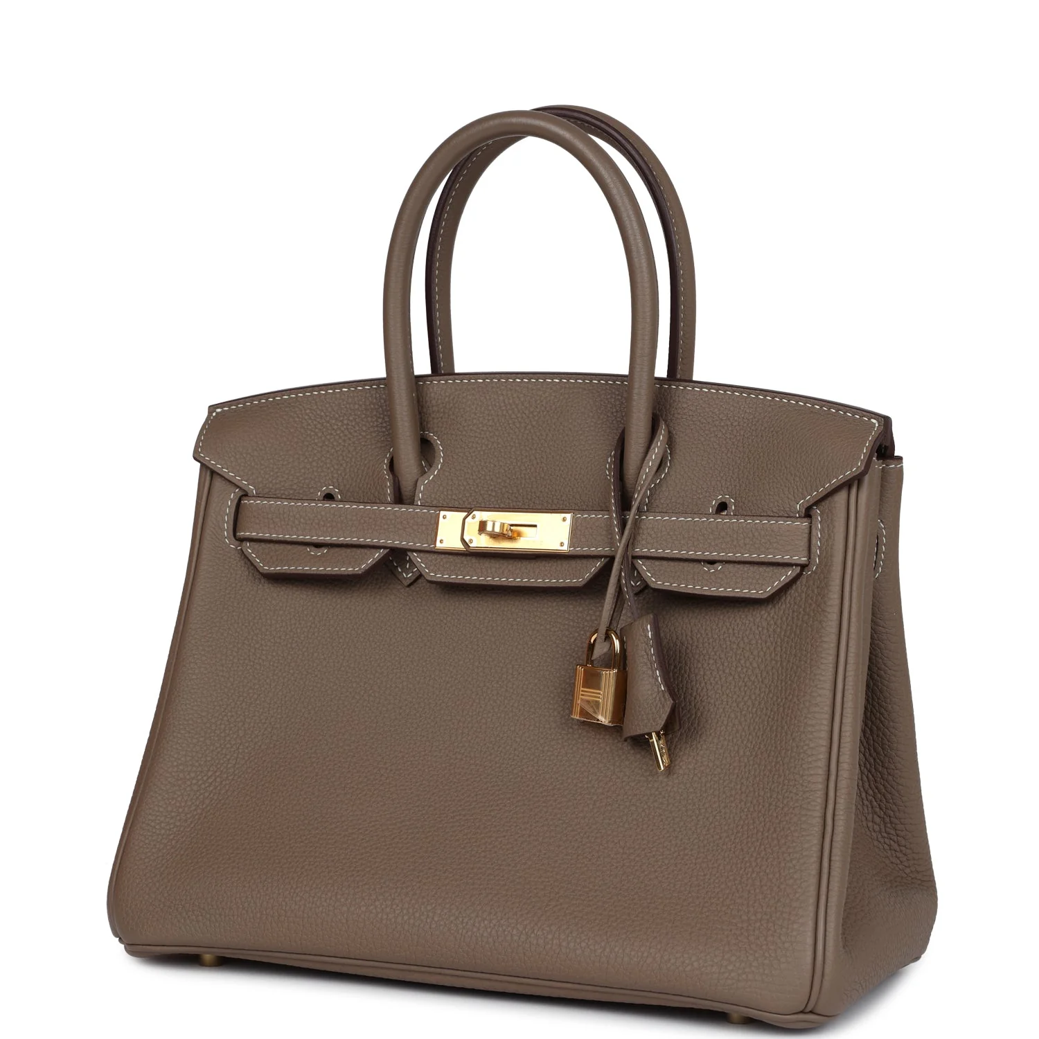 Replicate Hermes Birkin 30 Etoupe Togo Gold Hardware(1:1 replica)