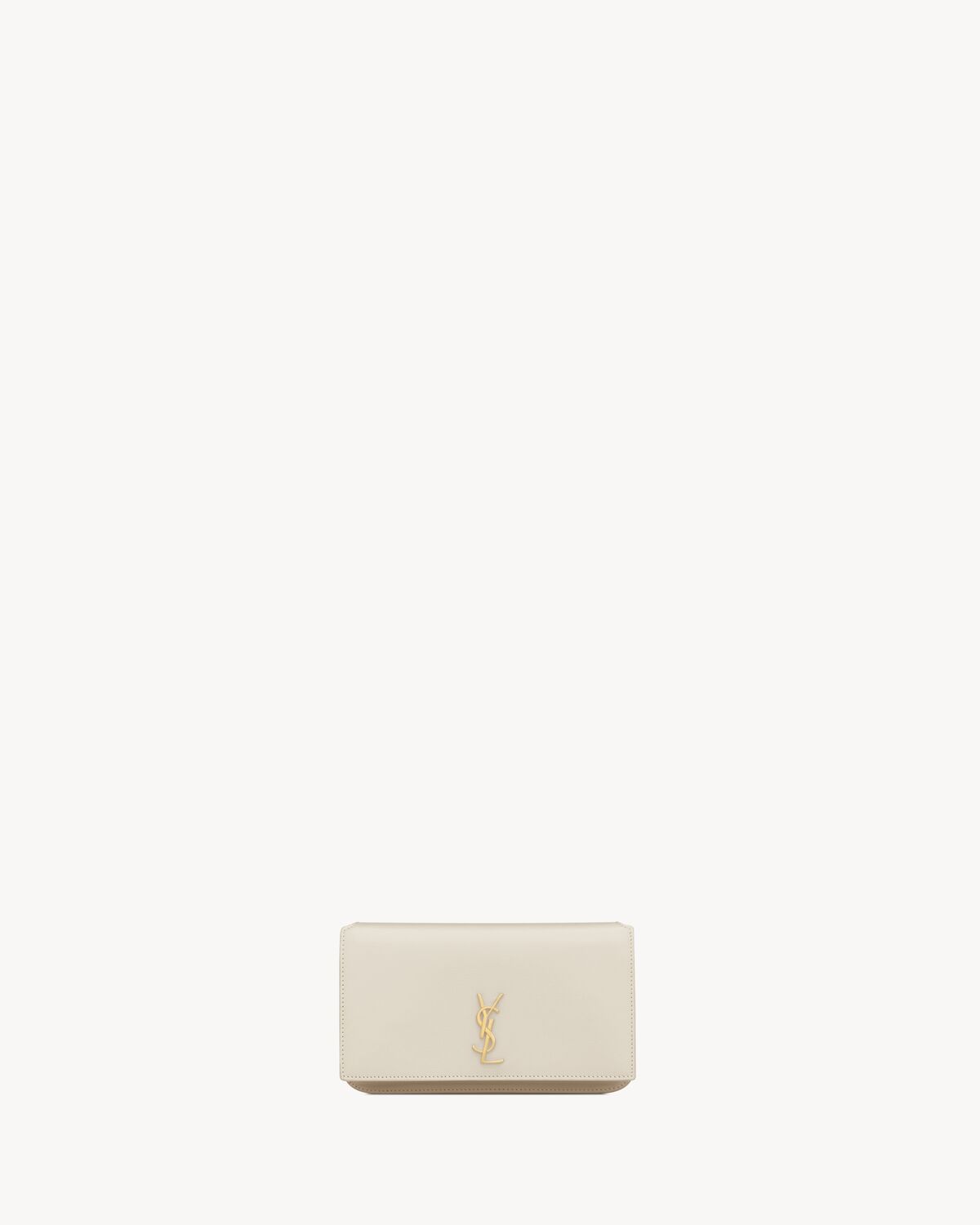 Replicate YSL Cassandre Phone Holder in Smooth Leather(1:1 replica)