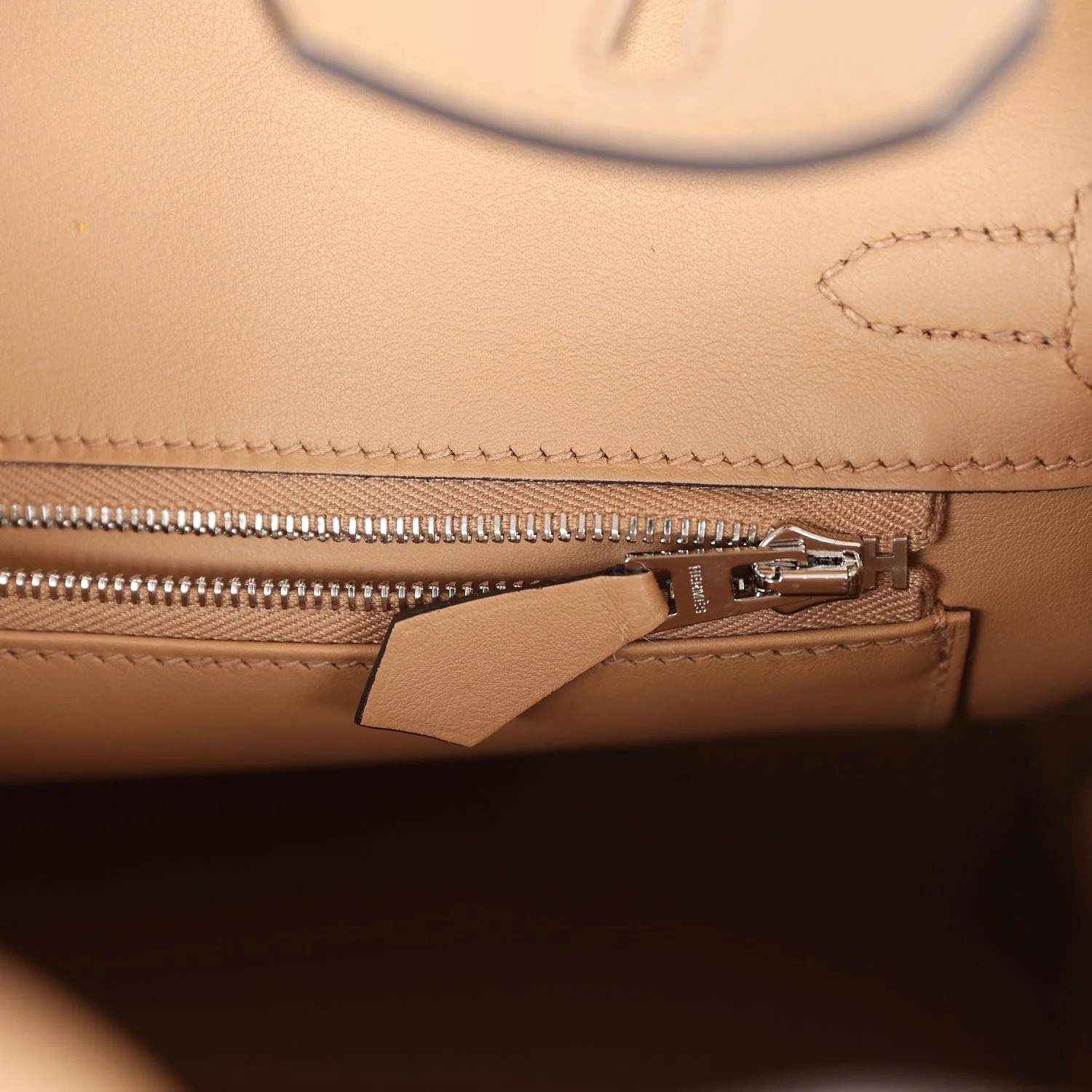 Replicate Hermes Birkin 25 Toile H and Chai Swift Palladium Hardware(1:1 replica)