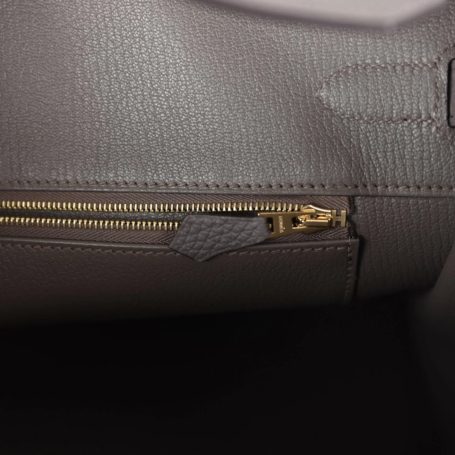 Replicate Hermes Birkin 35 Etain Togo Rose Gold Hardware(1:1 replica)