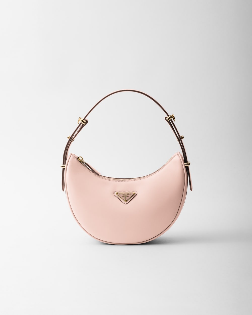 Replicate Prada Arqué Small Leather Shoulder Bag(1:1 replica)