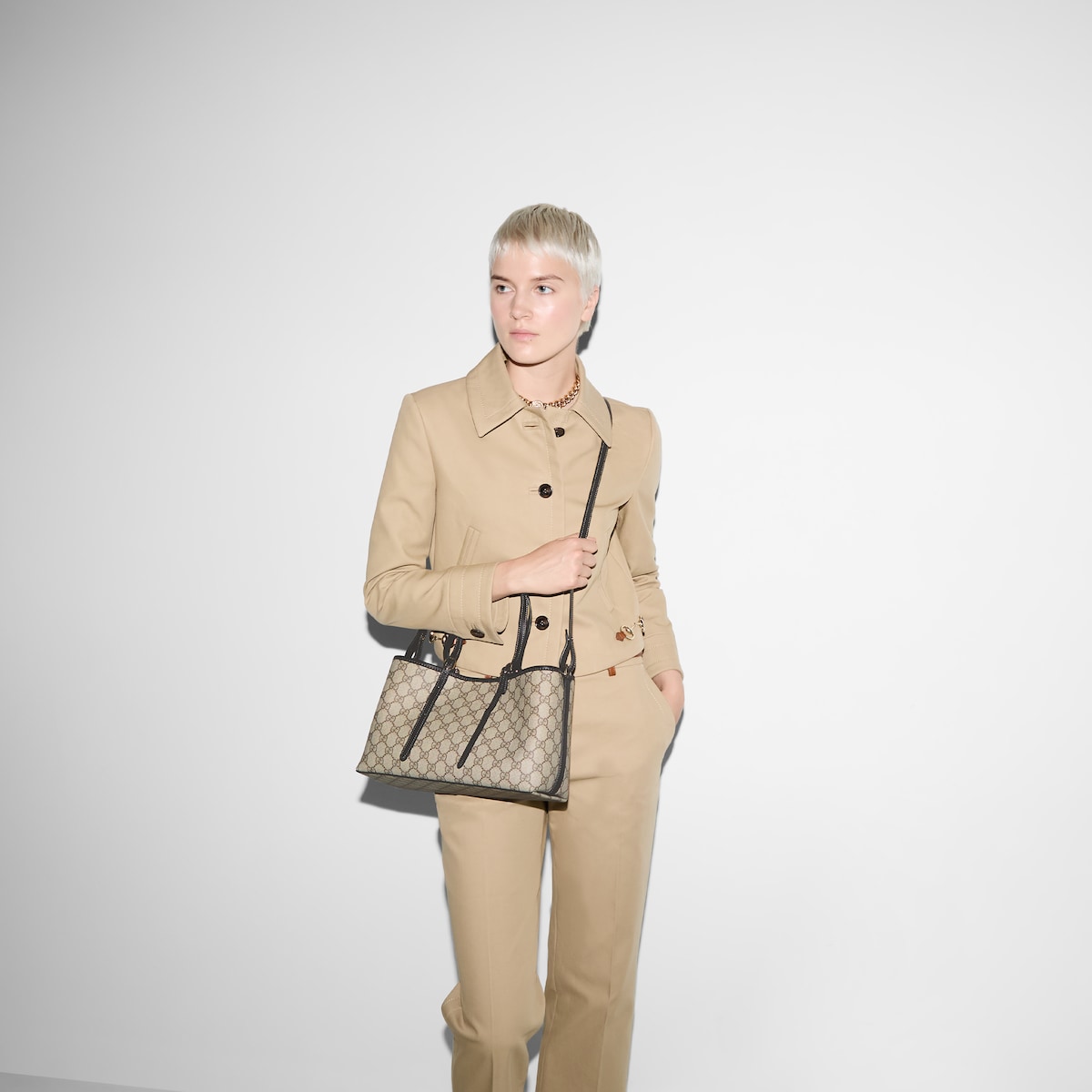 Replicate GG Emblem Small Tote Bag(1:1 replica)