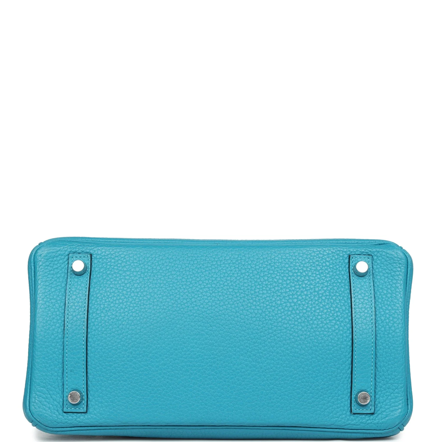Replicate Hermes Birkin 30 Turquoise Clemence Palladium Hardware(1:1 replica)