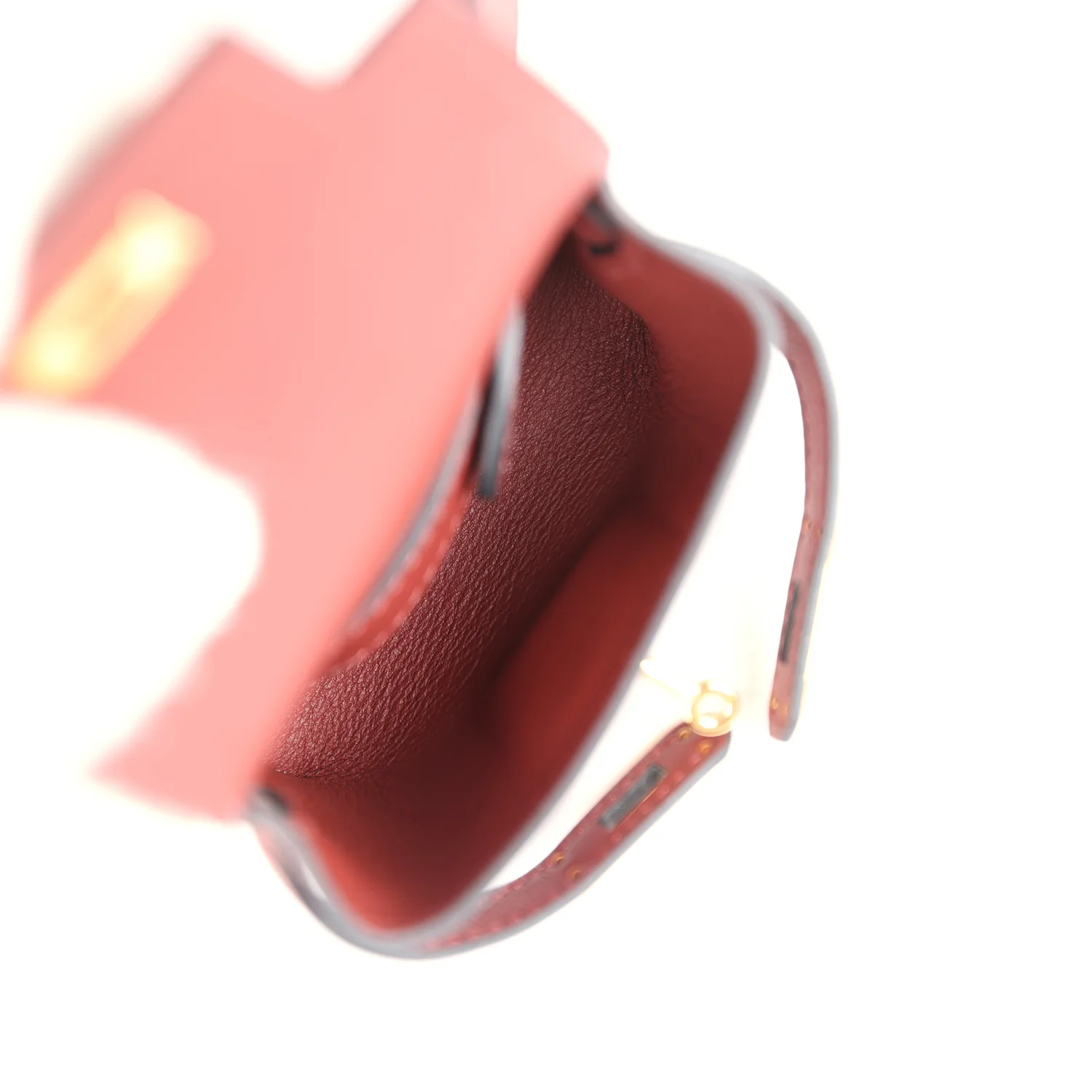 Replicate Hermes Kelly Moove Rouge H Swift Gold Hardware(1:1 replica)