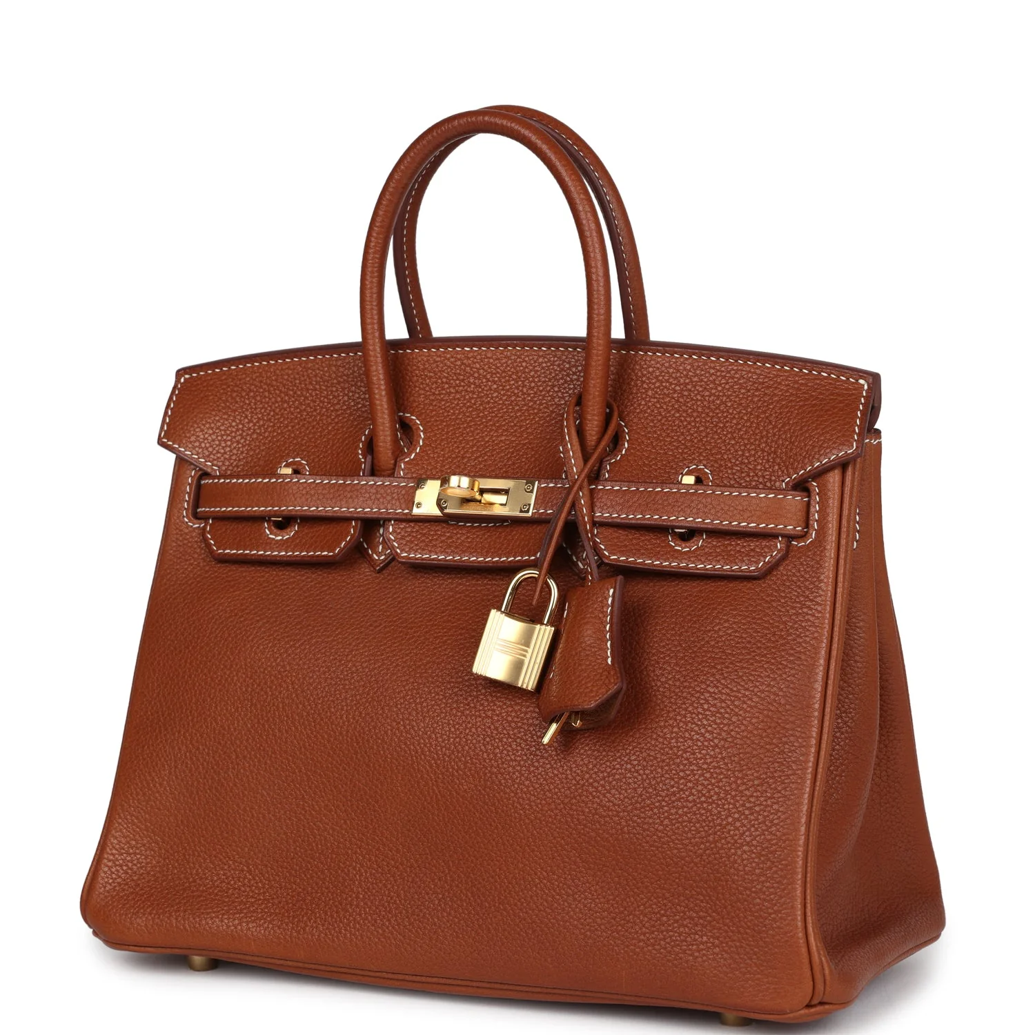 Replicate Hermes Birkin 25 Fauve Barenia Faubourg Gold Hardware(1:1 replica)