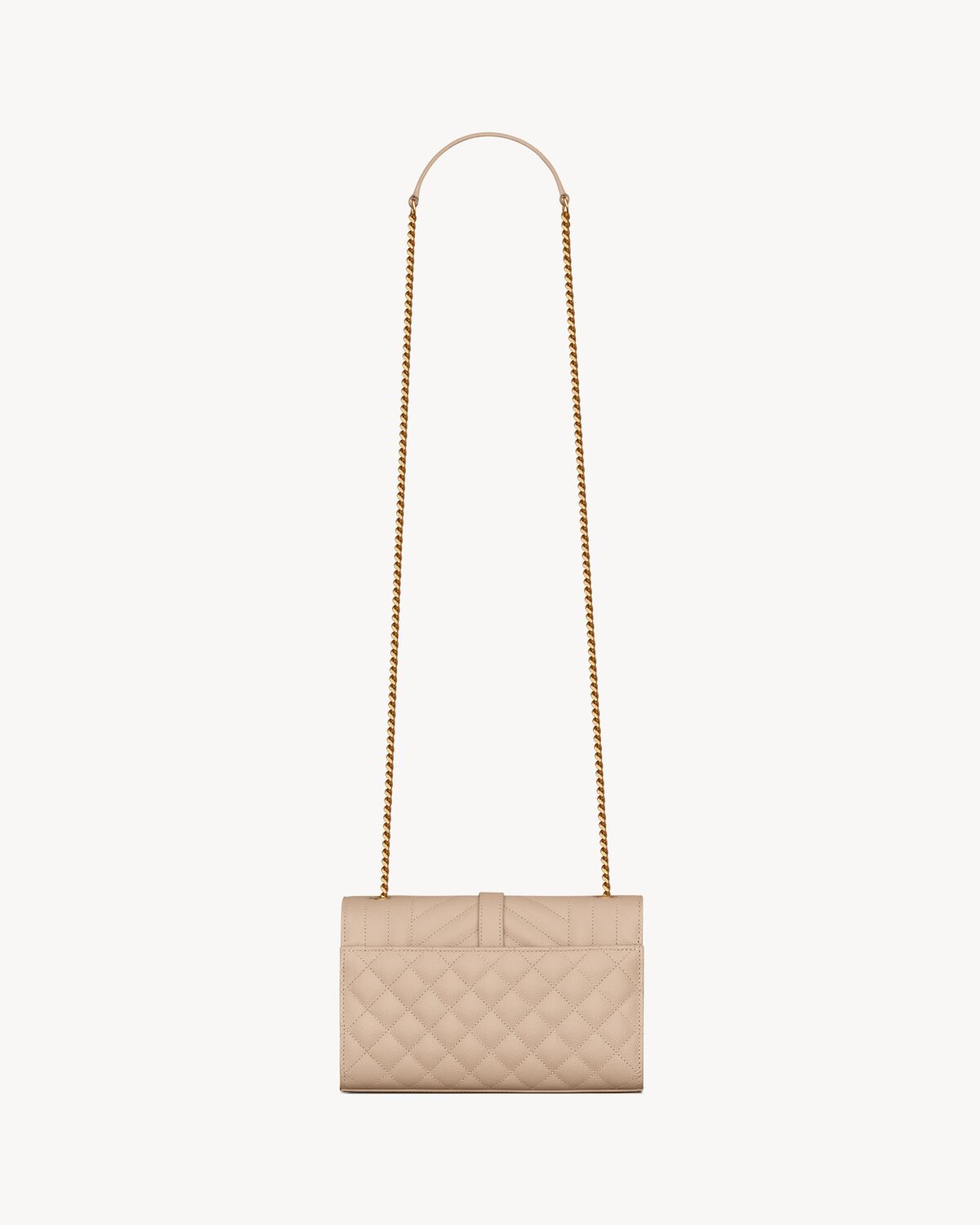 Replicate YSL Envelope Small in Quilted Grain De Poudre Embossed Leather(1:1 replica)