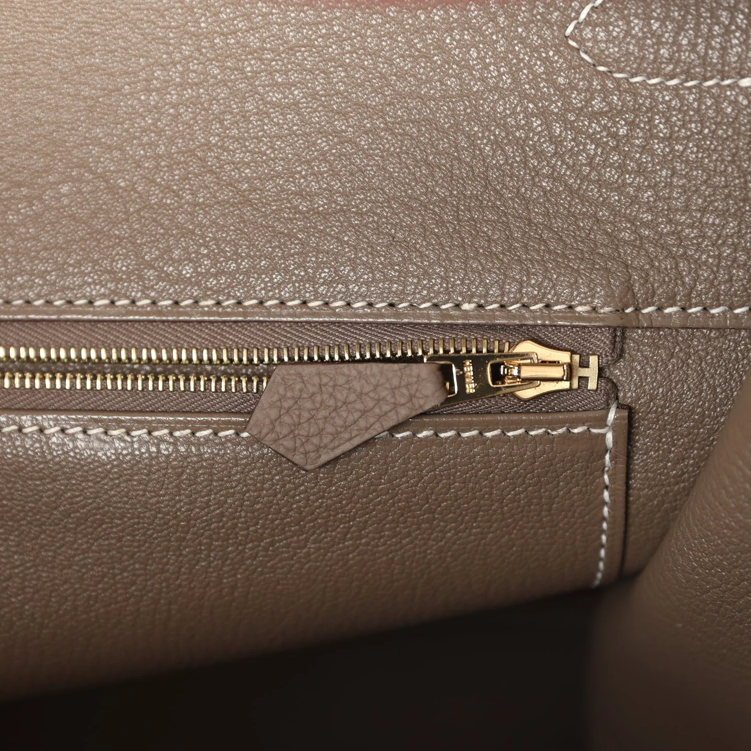 Replicate Hermes Birkin 40 Etoupe Togo Gold Hardware(1:1 replica)