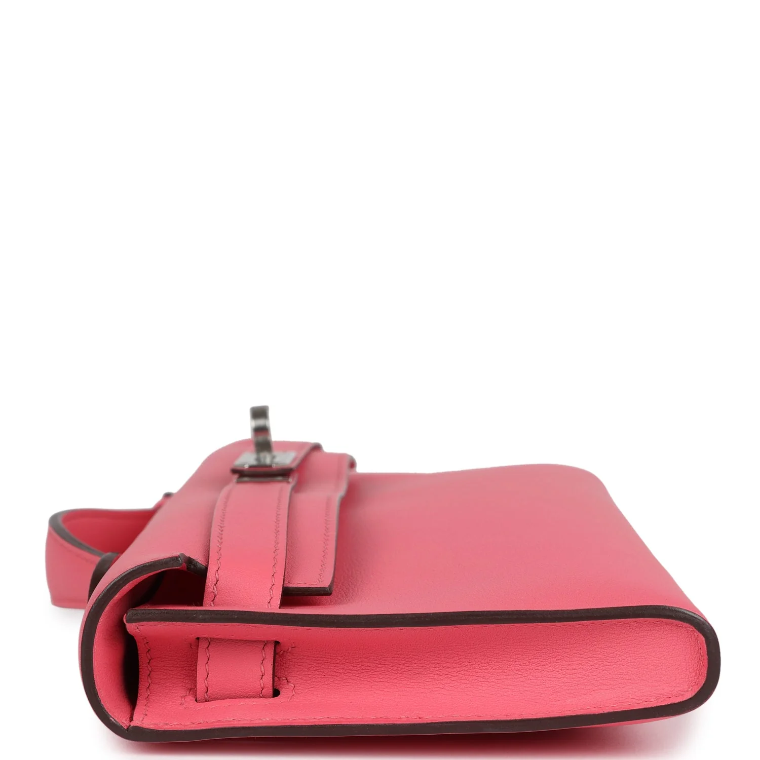 Replicate Hermes Kelly Cut Rose Azalee Swift Palladium Hardware(1:1 replica)