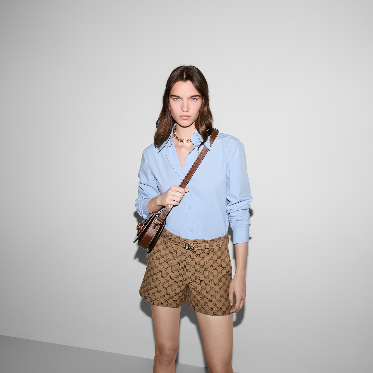 Replicate Gucci Horsebit 1955 Mini Rounded Bag(1:1 replica)