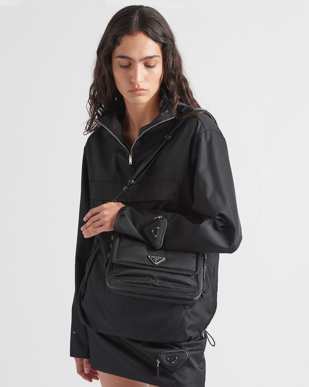 Replicate Small Padded Re-Nylon Shoulder Bag(1:1 replica)