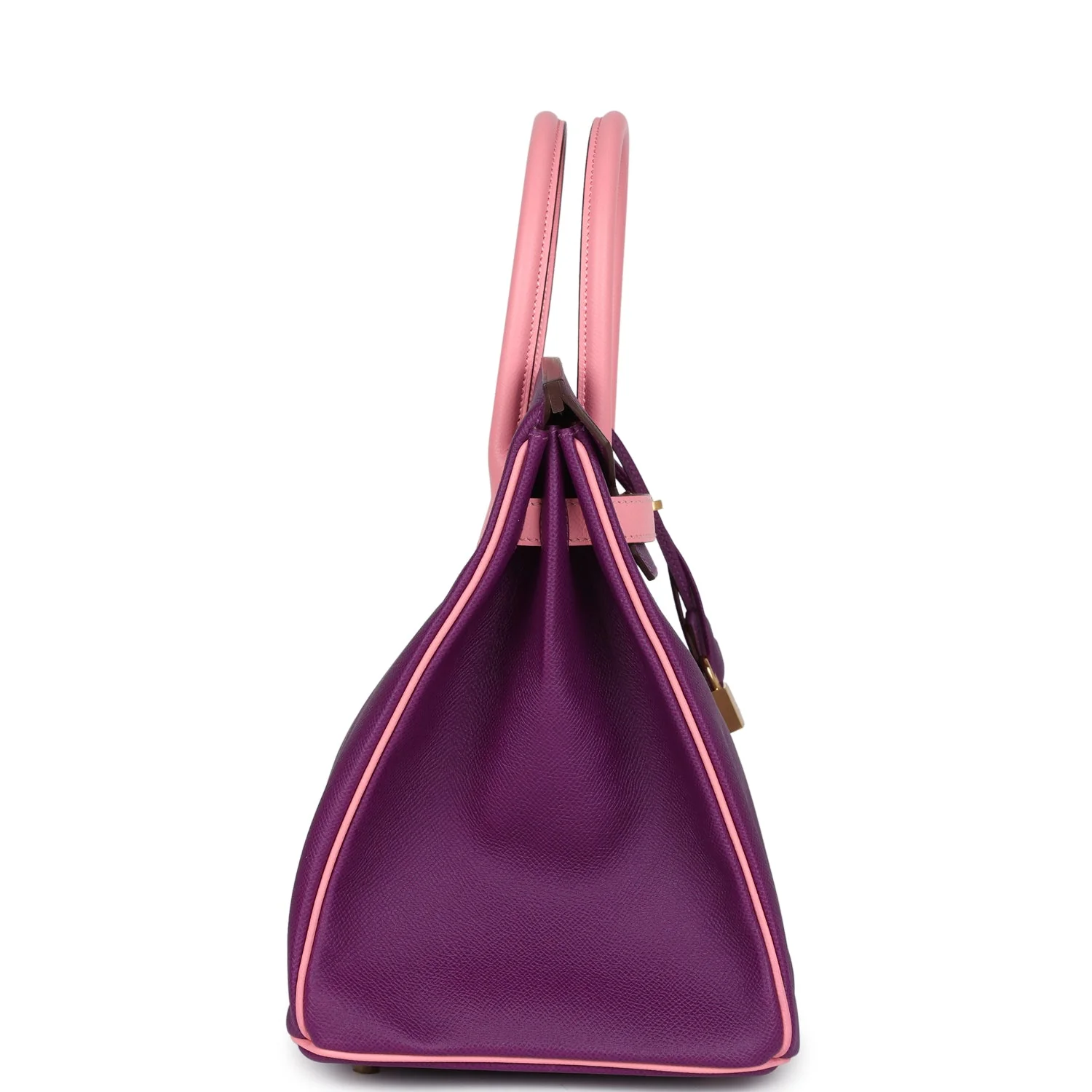 Replicate Hermes Special Order (HSS) Birkin 35 Rose Confetti and Anemone Epsom Gold Hardware(1:1 replica)