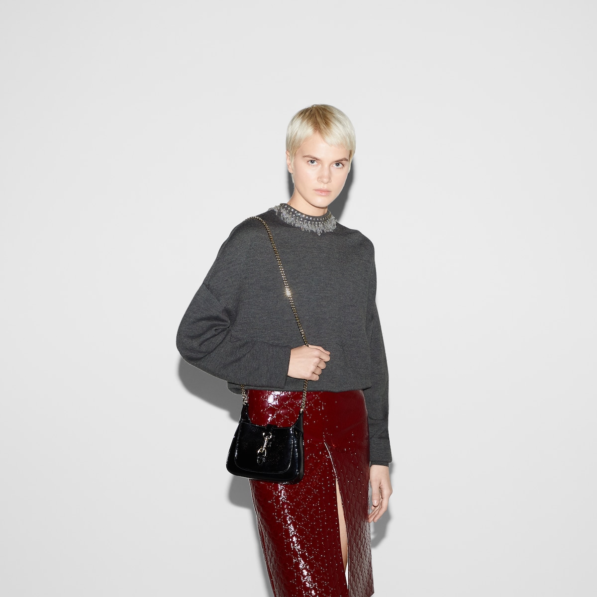 Replicate Gucci Jackie Notte Mini Bag(1:1 replica)