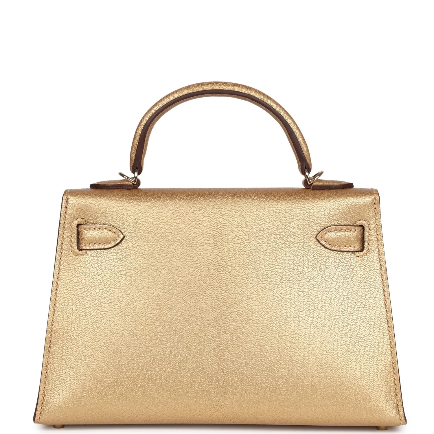 Replicate Hermes Kelly Sellier 20 Dore Chevre Chamkilight Permabrass Hardware(1:1 replica)